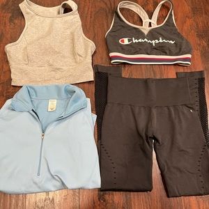 ACTIVEWEAR BUNDLE SIZE SMALL - Patagonia, champion , joy lab